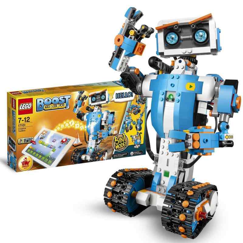 レゴ(LEGO) ブースト レゴブースト 創造的・ボックス席 17101 手あそび 立ちはだかる 差し上げ物 自動人形 STEM 知育 御坊っちゃん お嬢さん 7歳～12歳