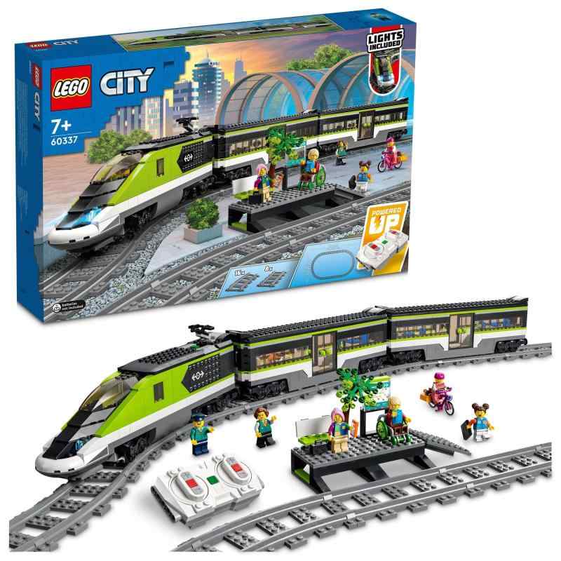 レゴ(LEGO) シティ シティ急行列車 手あそび 手あそび 生まれ落ちる日 差し上げ物 立ちはだかる お坊っちゃん お嬢さん ちびっ子 7歳 8歳 9歳 小学生 街づくり 市街電車 車駕 60337