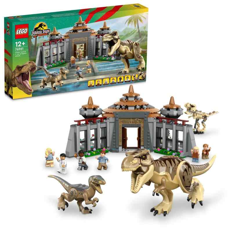 レゴ(LEGO) ジュラシック・ワールド ビジターセンター:T-王さまとラプトルの殴り込み 遊び道具 遊び道具 差し上げ物 生まれ落ちる日 差しつかえる クリスマス お坊っちゃん 御姉さん 赤ちゃん 12歳 13歳 14歳 小学生 恐竜 毛の荒物