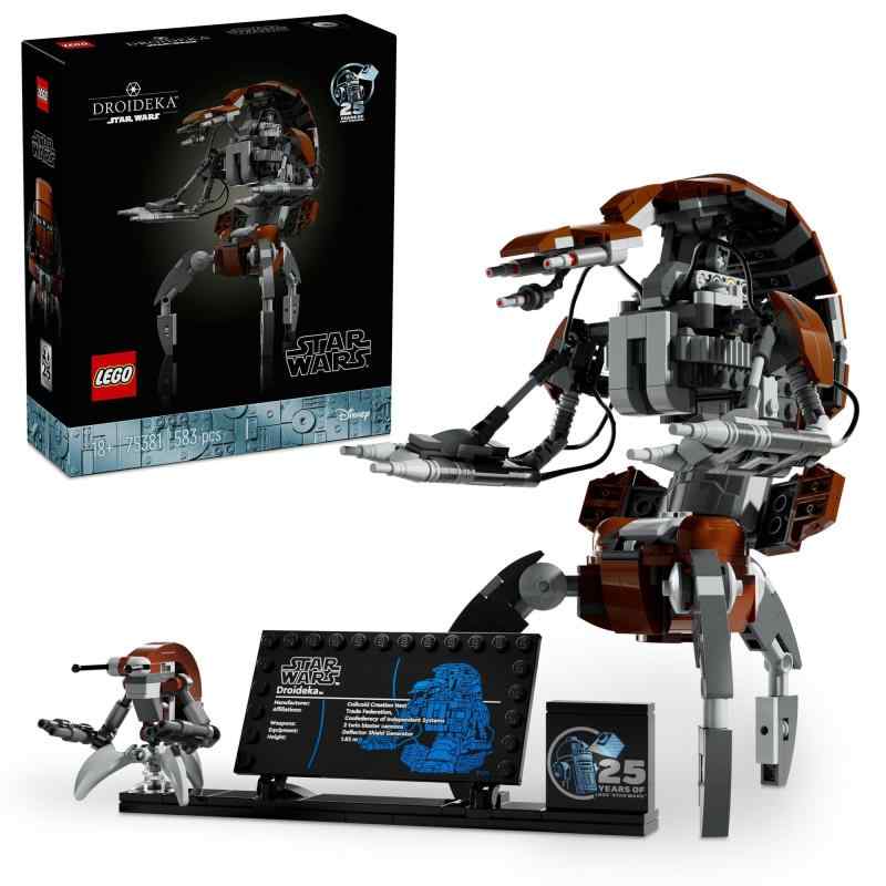 レゴ(LEGO) スター・ウォーズ ドロイデカ 手あそび 手あそび 生まれ落ちる日 差し上げ物 立ちはだかる 母の日 父の日 成人男性 亭主もち 全ての存在 75381