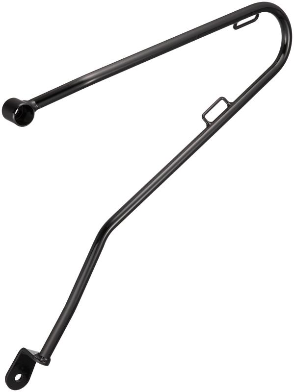 キジマ(Kijima) バイクパーツ サイドバッグサポート スチール製 ボンネビルT100/T120 ストリートツイン('16-) 左側用 ブラック HTR-08006｜ぴっぴストア　店