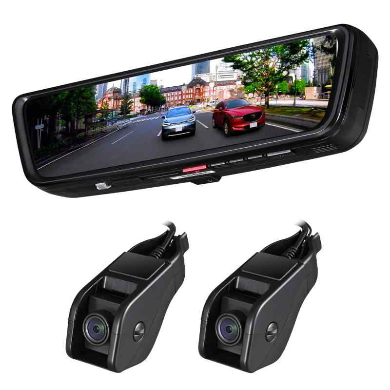 PIXYDA デジタル銀鏡 銀鏡LCD 運転リコーダー 前後2写真機 RAY26 前後200万絵素 9.66in 完全無欠銀鏡取り替えっこ印字機 60fps PureCel Plus SONY製イメージセンサ－積み上げる フリッカー打つ手 HDR 名取り草取りまわし