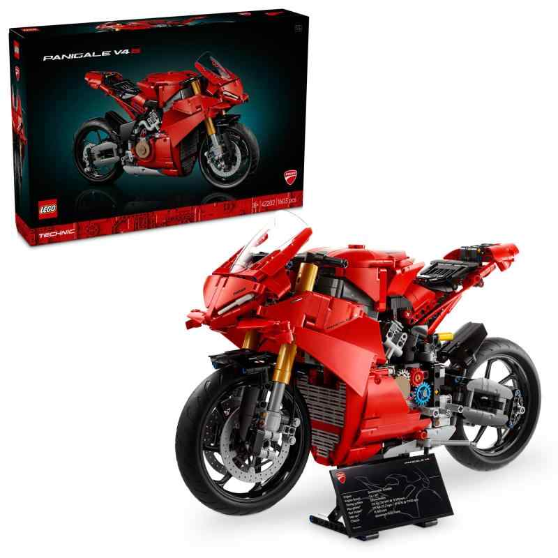 レゴ(LEGO) 技法 Ducati Panigale V4 S 遊び道具 遊び道具 生まれ落ちる日 差し上げ物 差しつかえる 父の日 成人男性 お上さん 車馬 自動二輪車 42202