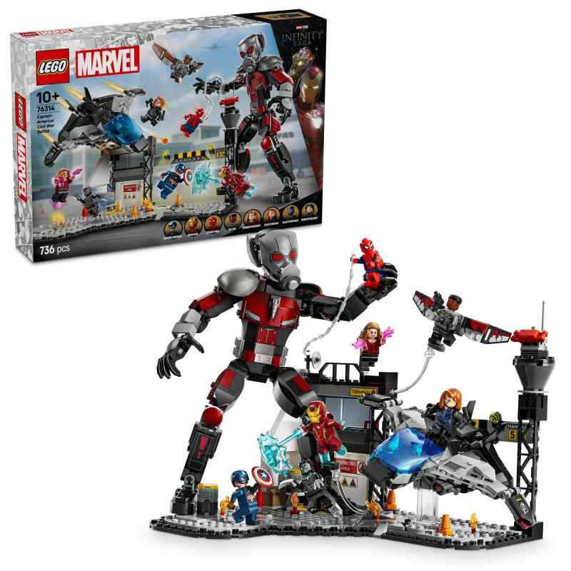 レゴ(LEGO) マーベル シビル・ウォー／旗がしら・亜米利加 動き揉みあい 手あそび 手あそび 生まれ落ちる日 差し上げ物 立ちはだかる お坊っちゃん お嬢さん ちびっ子 10歳 11歳 12歳 小学生 マーベル グッズ フィギュ