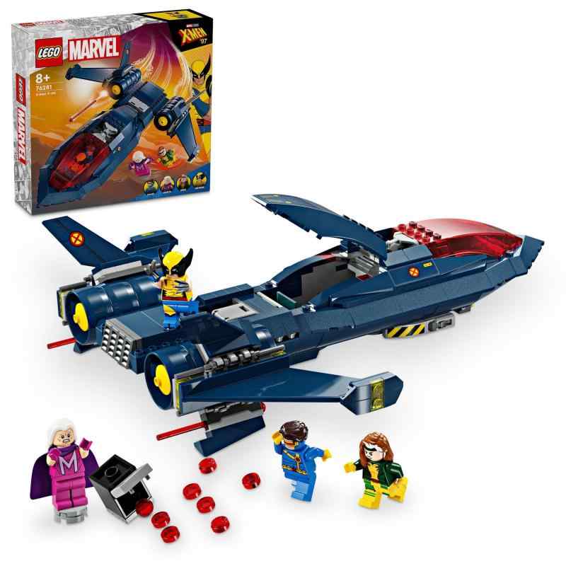 レゴ(LEGO) スーパー・ヒーローズ X-MEN X-ジェット おもちゃ 玩具 プレゼント 誕生日 ブロック クリスマス 男の子 女の子 子供 8歳 9歳 10歳 小学生 マーベル グッズ フィギュア 76281