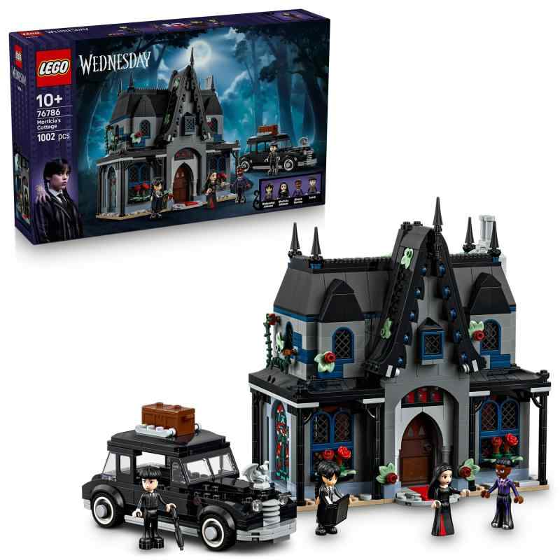レゴ(LEGO) ウェンズデー モーティシアのコテージ 手あそび 手あそび 生まれ落ちる日 差し上げ物 立ちはだかる お嬢さん お坊っちゃん ちびっ子 10歳 11歳 12歳 小学生 図形 グッズ 室内装飾 オシャレ 76786