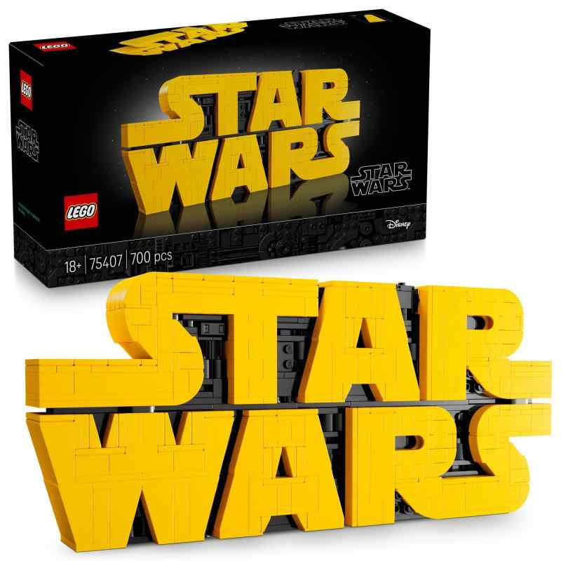 レゴ(LEGO) スター・ウォーズ スター・ウォーズ(TM) ロゴタイプ 遊び道具 遊び道具 生まれ落ちる日 差し上げ物 差しつかえる 成人男性 お上さん 全ての存在 室内装飾 オシャレ 75407