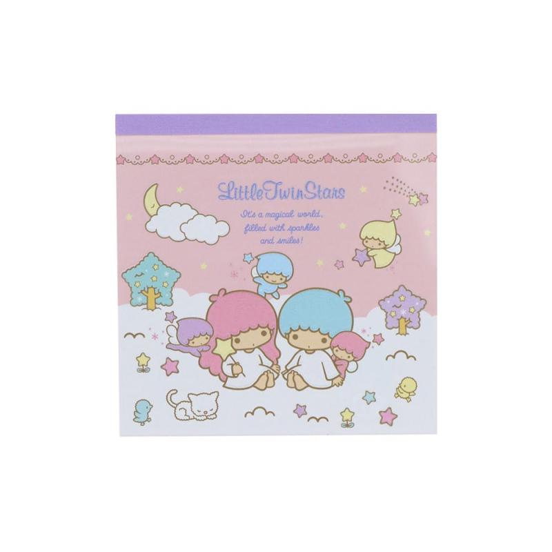 楽天市場】リトルツインスターズ スクエアメモ キキ ララ ピンク