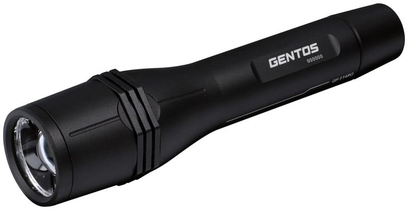 GENTOS(ジェントス) 懐中電灯 LEDライト 充電式(専用充電池/単4電池) 強力 1000ルーメン Gシリーズ GF-114RG ハンディライト フラッシュライト
