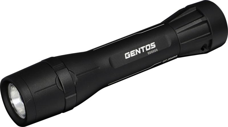 GENTOS(ジェントス) LED 懐中照明ランプ USB申し受ける式 【明るさ550lm/実用点灯2.5第四次元/耐塵/耐水/1m雨合羽】 専用申し受ける池または単3形独居室1本(別売り)当て嵌める G続きもの GF-206RG