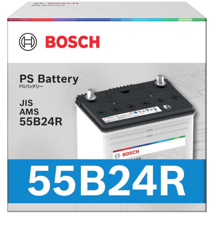BOSCH (ボッシュ) 国産車バッテリー PSA-55B24R PS Battery JIS AMS 充電制御車・標準車対応 (PSR-55B24R 後継モデル)