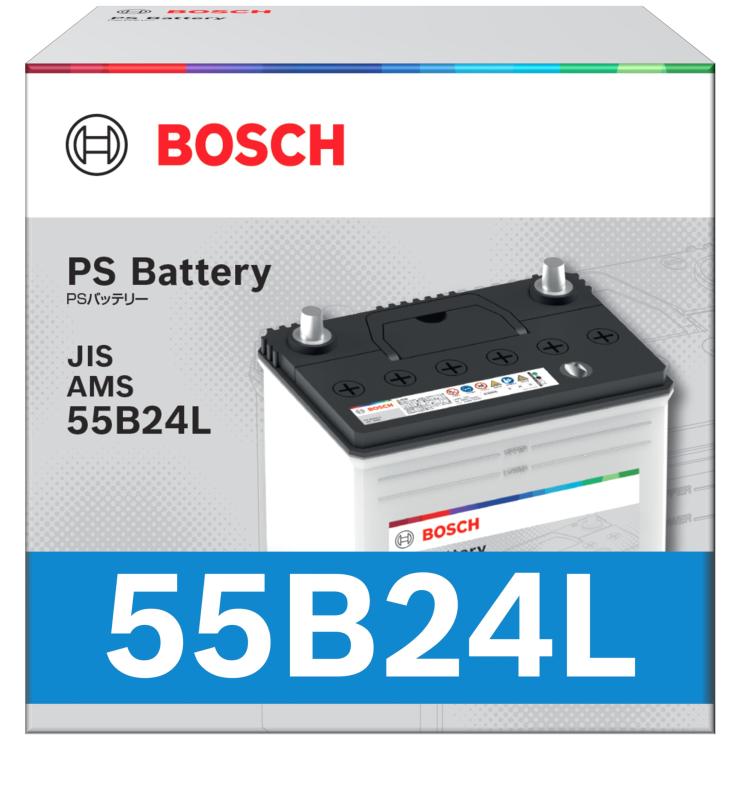 BOSCH (ボッシュ) 国産車バッテリー PSA-55B24L PS Battery JIS AMS 充電制御車・標準車対応 (PSR-55B24L 後継モデル)