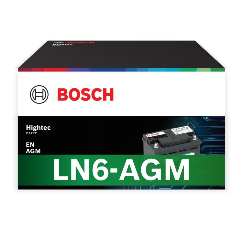 BOSCH (ボッシュ) 国産車・輸入車バッテリー HT-LN6-AGM Hightec EN AGM (BLA-105-L6 後継モデル)