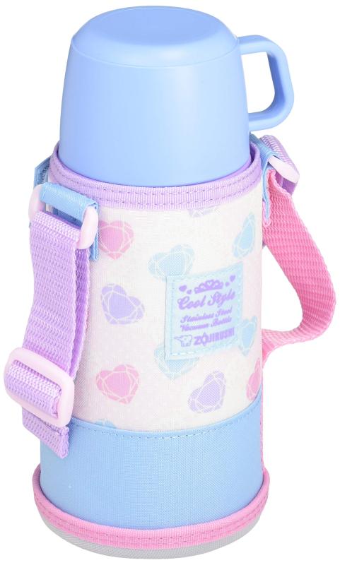 象印 お出掛け クール・スポーツボトル ハートブルー 620ml ステンレス鋼 SP-JB06-AK|ぴっぴストア 店