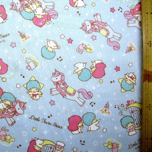 楽天市場】KT-キャラクター 生地 布 キキララ （ リトルツインスターズ