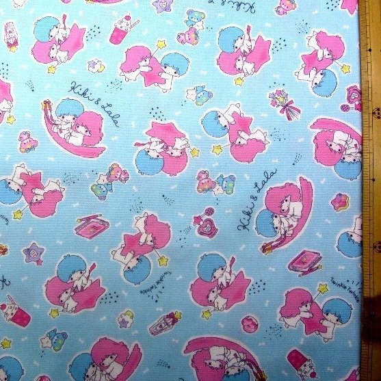 楽天市場】KT-キャラクター 生地 布 キキララ （ リトルツインスターズ