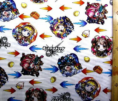 楽天市場 廃番のため現品限りとなりました キャラクター 生地 モンスター ストライク オフ 19 オックス 布 綿100 生地幅 約108cm モンスターストライク モンスト 手芸のピロル