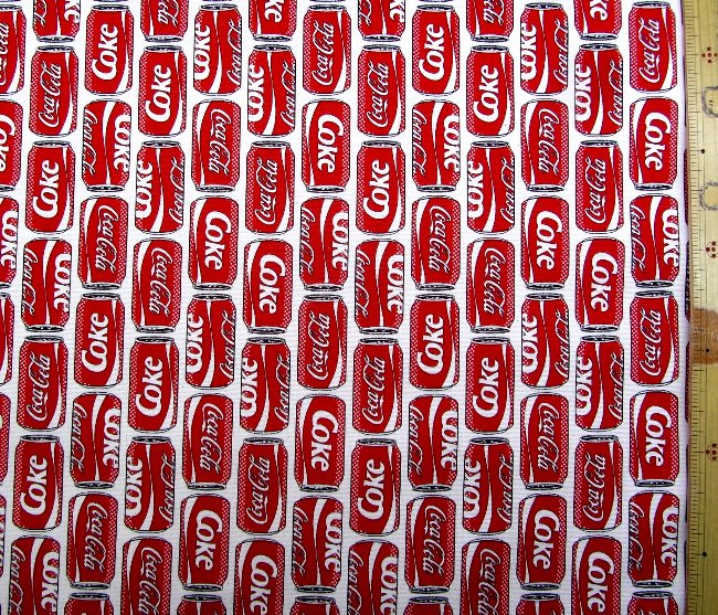 楽天市場】『コカ・コーラ』生地 コットンオックスコットン100％ /生地