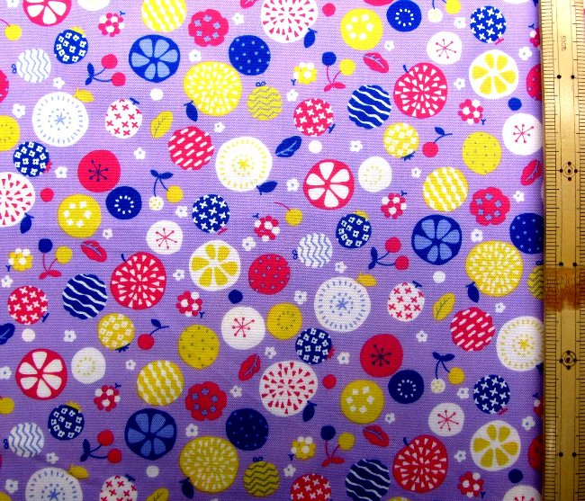 可愛い生地 ミニフラワー - フリー 防水オックス 【デコレクションズ オリジナル