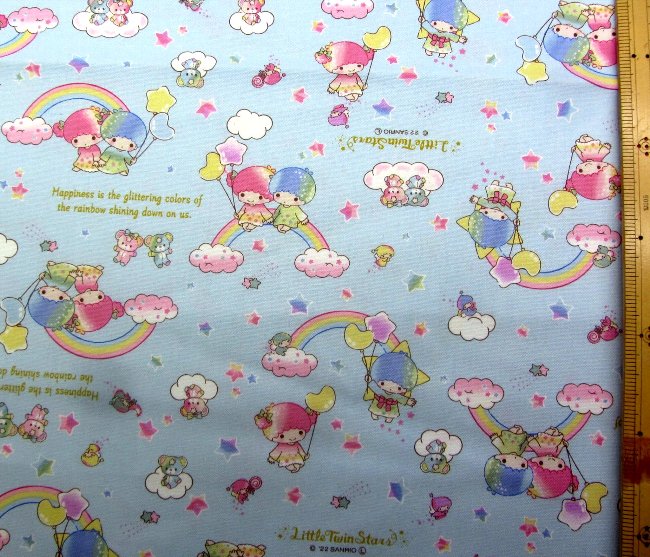 楽天市場】KT-キャラクター 生地 キキララ （ リトルツインスターズ