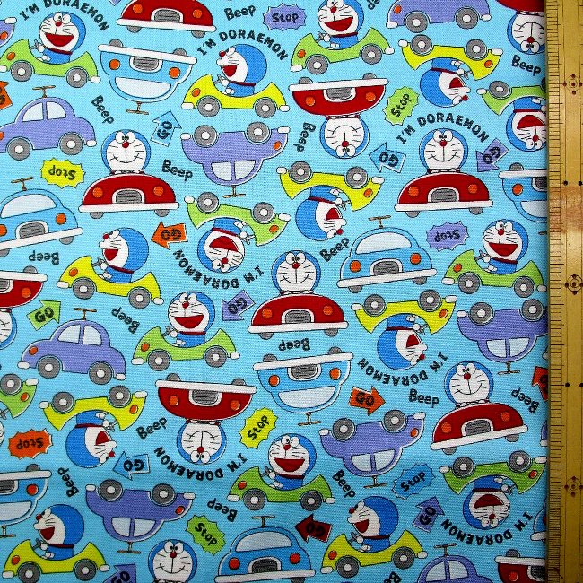 ハローキティ ラミネート生地 水色 1997年製 ハローキティ ラミネート