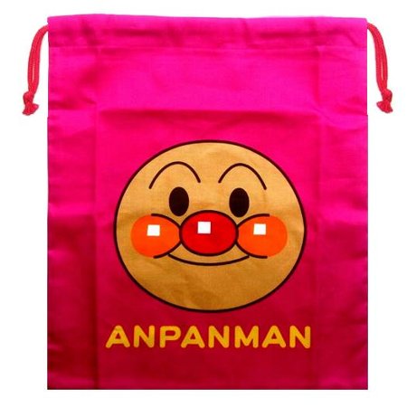 楽天市場 キャラクター 巾着袋 きんちゃく袋 アンパンマン サイズ 約29 25ｃｍ メーカー表記 ピンク 巾着 袋 巾着ポーチ きんちゃく キッズ 子供 お弁当袋 手提げ 手さげ 給食 遠足 メール便 ゆうパケット ｏｋ 手芸のピロル