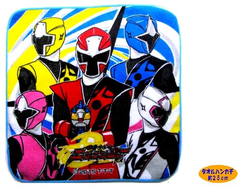 楽天市場 キャラクター タオルハンカチ 小 ニンニンジャー 25ｃm角 ５人 ふちブルー キッズ キャラクター タオル ハンカチ タオルハンカチ メール便 ゆうパケット ｏｋ 手芸のピロル