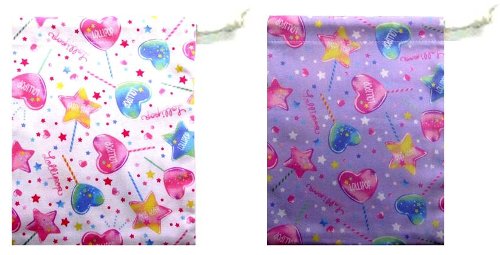 楽天市場 コップ袋 手作り 魔法 ステッキ コップ入れ 給食袋 巾着袋 きんちゃく袋 小 ミニサイズ 巾着バッグ キッズ 雑貨 ポーチ子供 通園 通学 かわいい おしゃれ男の子 女の子 メール便 ゆうパケット ｏｋ 手芸のピロル