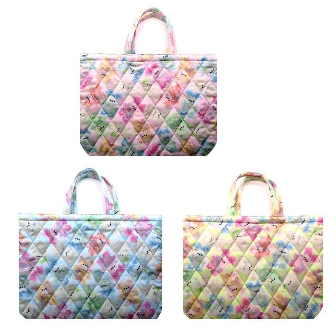 楽天市場】レッスンバッグ 手作り 通園バッグ 猫の花飾り ( 絵本かばん