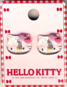 楽天市場】キャラクター ボタン キティ （ 型抜き 花 濃ピンク