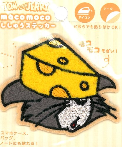 楽天市場】送料無料/ ワッペン ジェリー 刺繍 アイロン キャラクター