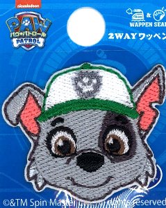 楽天市場 キャラクター 刺しゅう ワッペン パウパトロール Paw Patrol メーカー表記ミニ ロッキー 大きさ 約3 3 5ｃｍ １枚入り キャラクターワッペン アイロン シール おしゃれ マーク キッズ 男の子 女の子 入園 入学 手芸のピロル