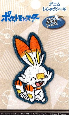 楽天市場】MN【ポケットモンスター デニム 刺繍シール メッソン