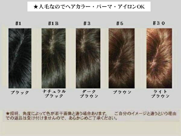 さらさら 人毛 100% かつら 全頭フルウィッグ NS-501 ナチュラル 