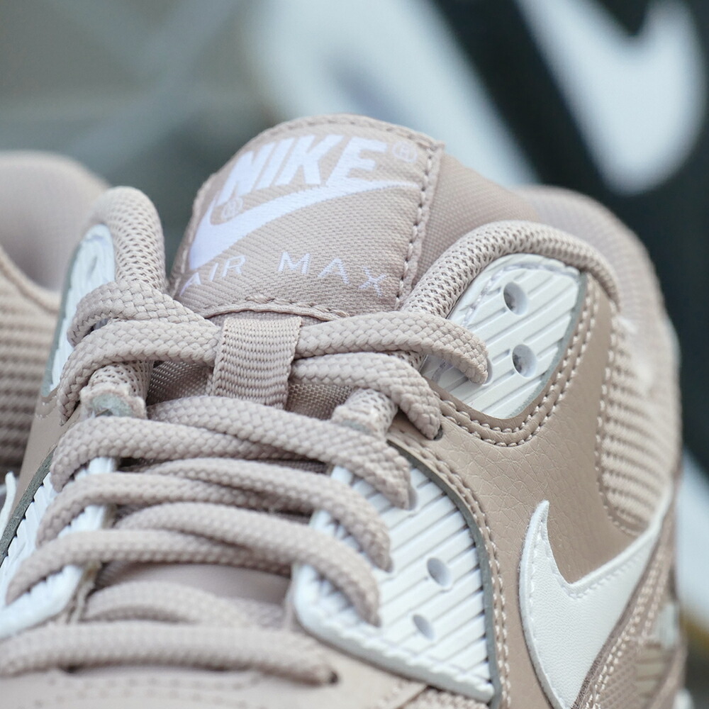 スニーカー ナイキ NIKE ウィメンズエアマックス90 AIR MAX ピンクベージュ/ホワイト メンズ レディース シューズ 靴 18FA