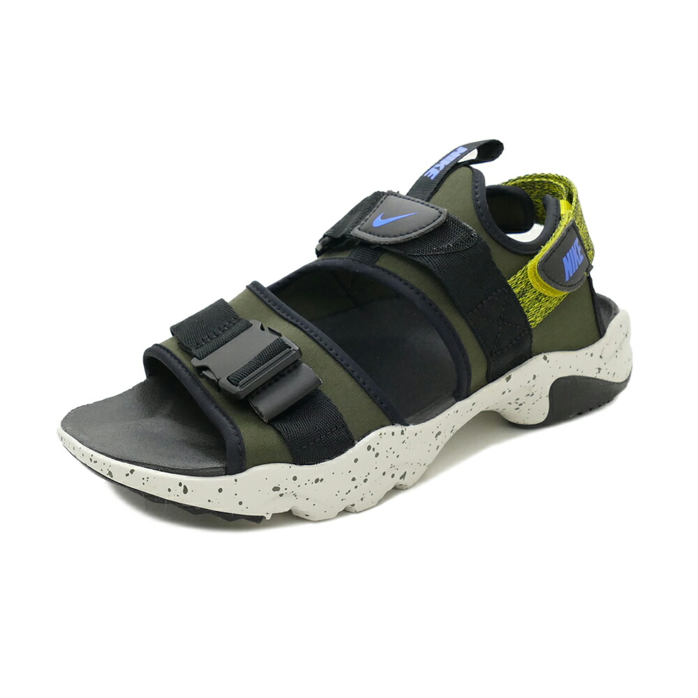 楽天市場 サンダル ナイキ Nike キャニオンサンダル ブラック クローリンブルー ターフオレンジ セイル デザートサンド Ci8797 007 メンズ シューズ 靴 21su ｐｉｓｔａｃｃｈｉｏ