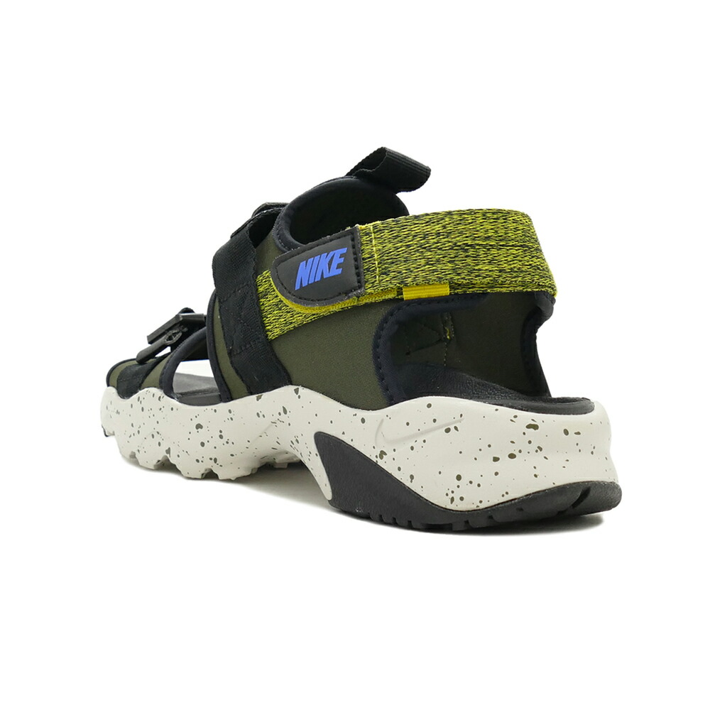 楽天市場 サンダル ナイキ Nike キャニオンサンダル カーゴカーキ シグナルブルー ブライトシトロン ブラック ライトボーン Ci8797 301 メンズ シューズ 靴 21su ｐｉｓｔａｃｃｈｉｏ