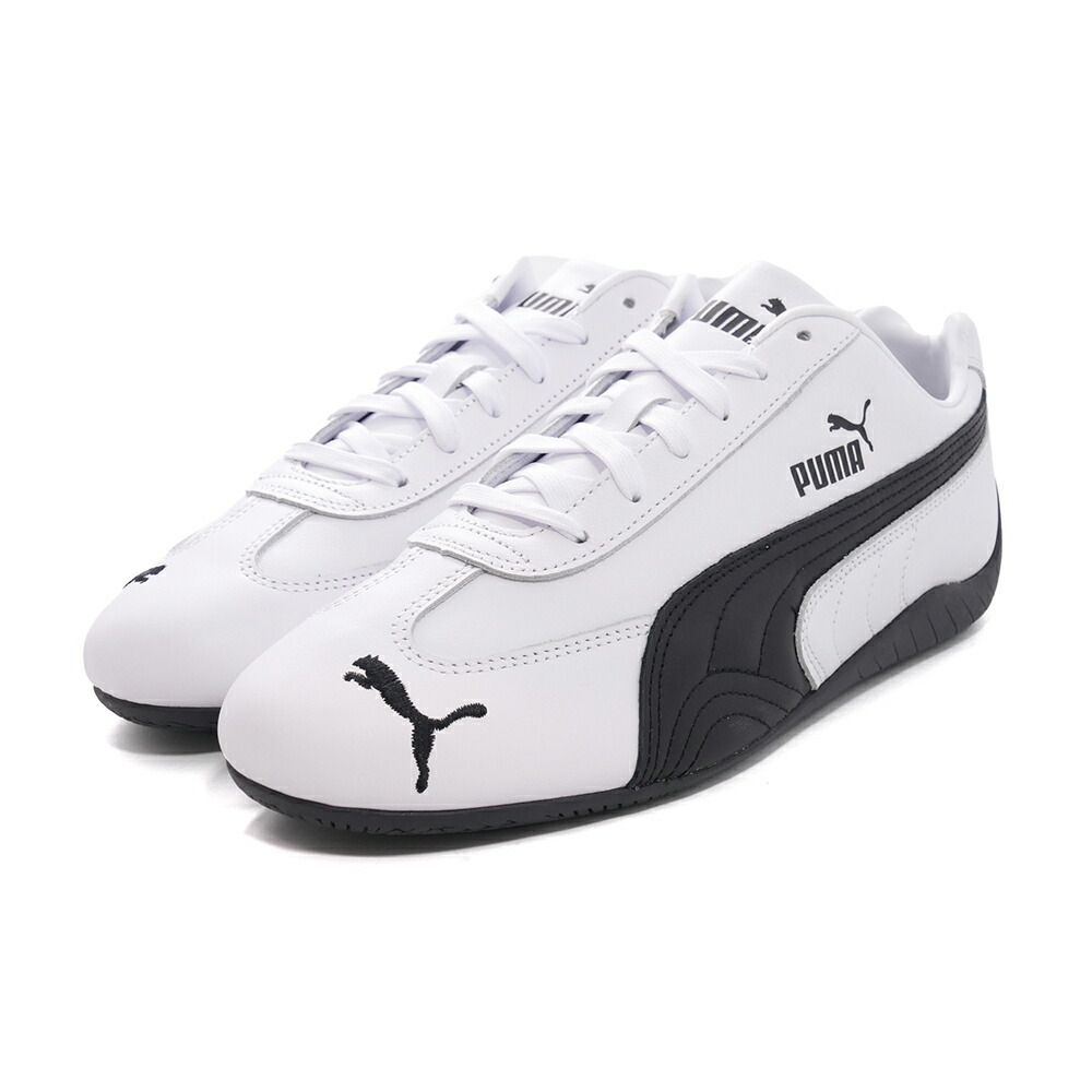 楽天市場】PUMA SPEEDCAT LEATHER PUMA WHITE-PUMA BLACK 401603