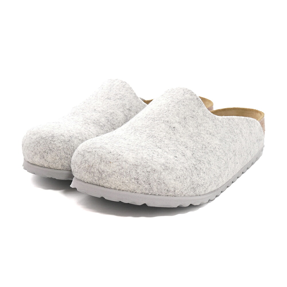 サンダル ビルケンシュトック BIRKENSTOCK アムステルダム ライトグレー 白 1030228 メンズ レディース シューズ 靴 25FW|PISTACCHIO