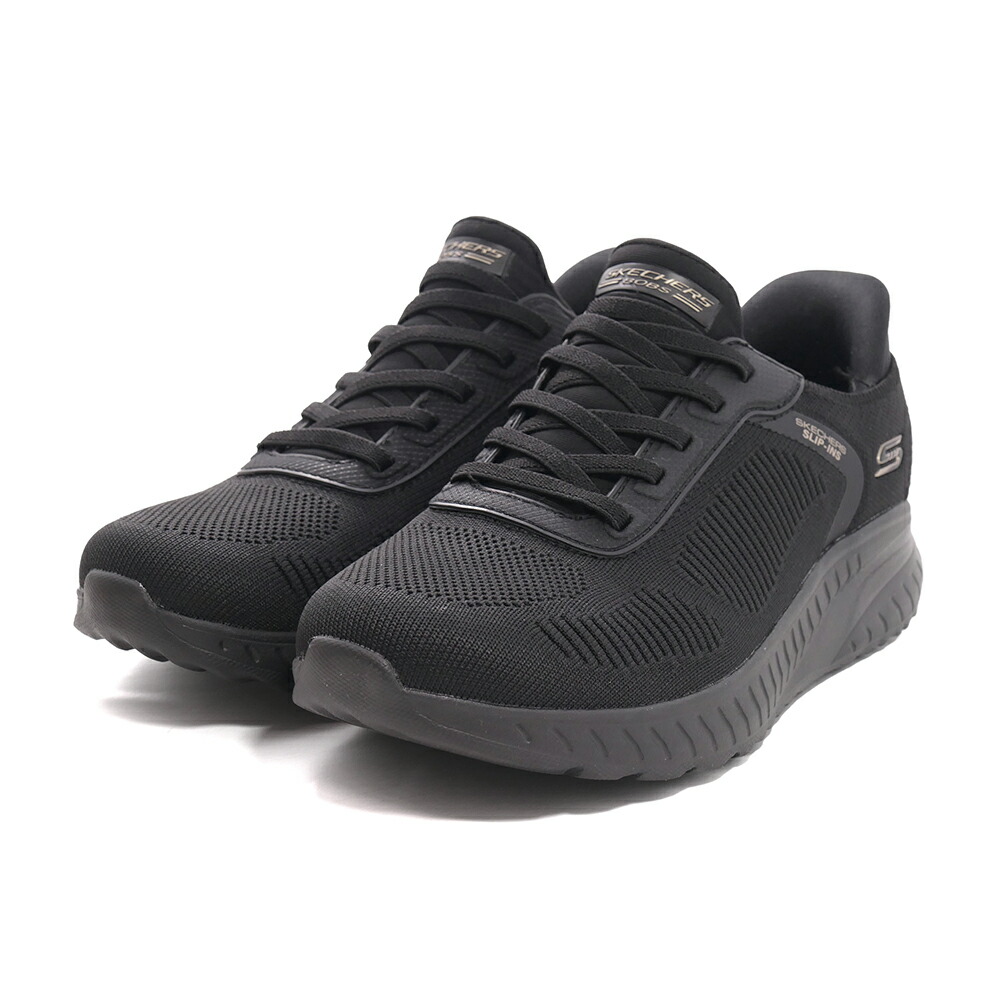 スニーカー スケッチャーズ SKECHERS スリップインズボブススポートスクワッドカオス ブラック 117497W-BBK レディース シューズ 靴 26SS