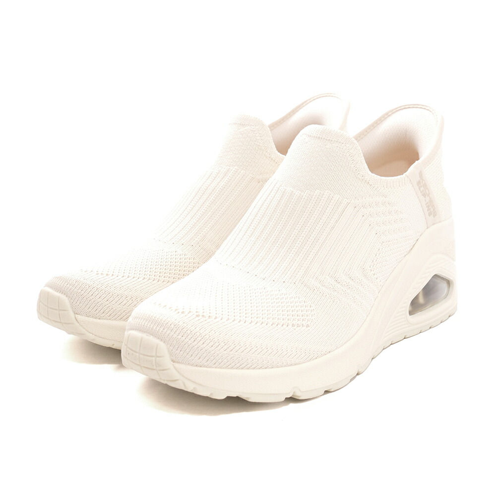 スニーカー スケッチャーズ SKECHERS UNOウェッジキッキンニット ホワイト 177523-OFWT レディース シューズ 靴 25FW
