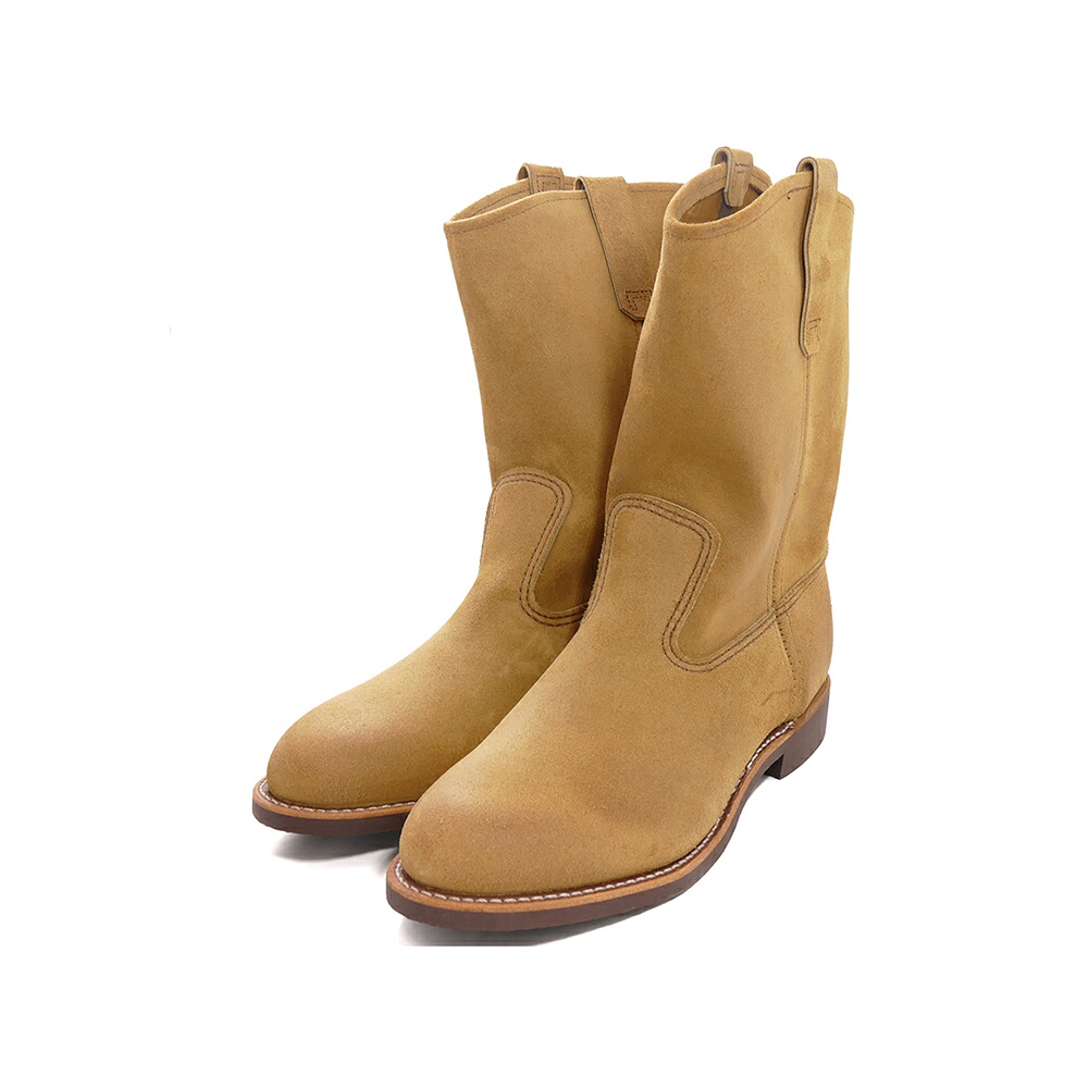 ブーツ レッドウイング RED WING 11インチペコス ベージュ 薄茶 8060 メンズ レディース シューズ 靴 25FW｜ＰＩＳＴＡＣＣＨＩＯ