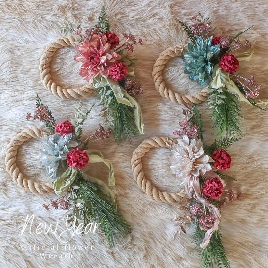 楽天市場】しめ縄 お正月飾り しめ飾り しめ縄リース リース 玄関飾り