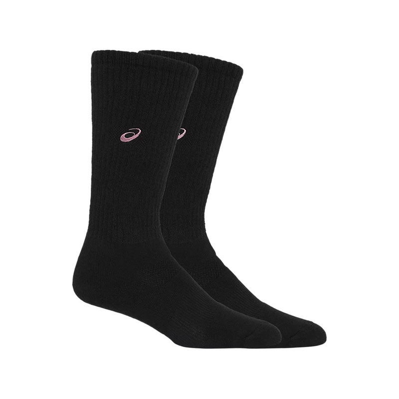 アシックス asics ONE POINT HIGH SOCKS ブラックXピーチ バレーボール エキップメント(ユニ) 3053A137