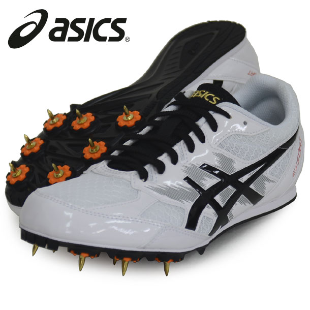 楽天市場 Effort Mk ホワイト ブラック Asics アシックス 陸上用スパイク19ss 1091a014 110 26 ピットスポーツ 楽天市場店