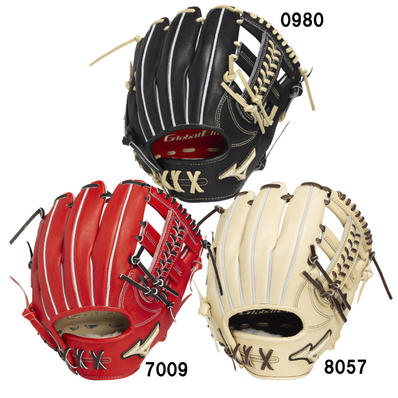 ミズノ MIZUNO 硬式用グローバルエリート プロフェッショナルセレクション 紅林型 サイズ9 内野手向け 野球 一般 硬式 グローブ グラブ 限定 GE 25AW(1AJGH33323)｜ピットスポーツ　店
