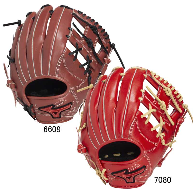 ミズノ MIZUNO 軟式用ウィルドライブ レッド IBE限定スペック 内野手向け／サイズ9 野球 一般 軟式 グラブ グローブ 25AW(1AJGR33513)