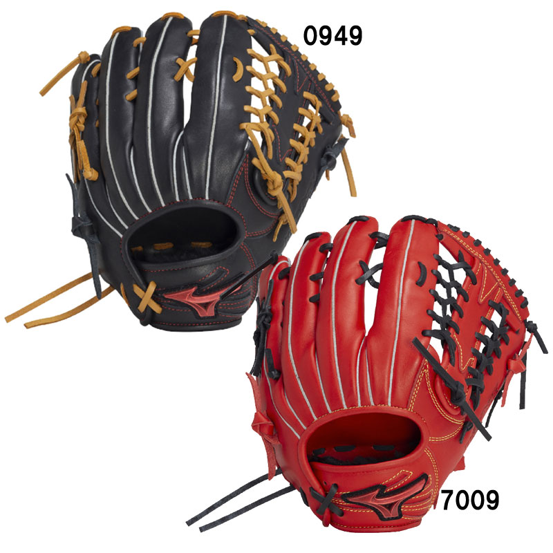 ミズノ MIZUNO ソフトボール用 ウィルドライブ レッド IBE 外野手向け サイズ13 ソフト グラブ グローブ 25AW(1AJGS33607)