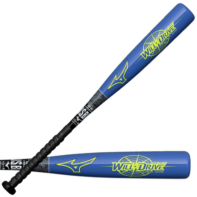 ミズノ MIZUNO 小学生軟式用ウィルドライブ ブルー×ヒッティングナビ トップ 野球 少年軟式 JR ジュニア バット 26SS(1CJFY145)