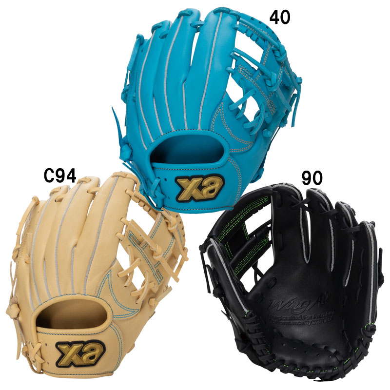 ザナックス Xanax 軟式ジュニア用ウイングエアーグラブ サイズS JR 野球 グラブ グローブ AS1型 26SS (BJG26AS1W)｜ピットスポーツ　店